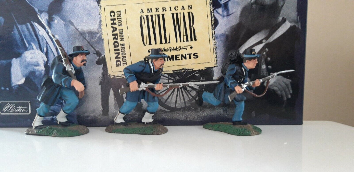 Britains 17101 acw union infantry iron brigade boxed