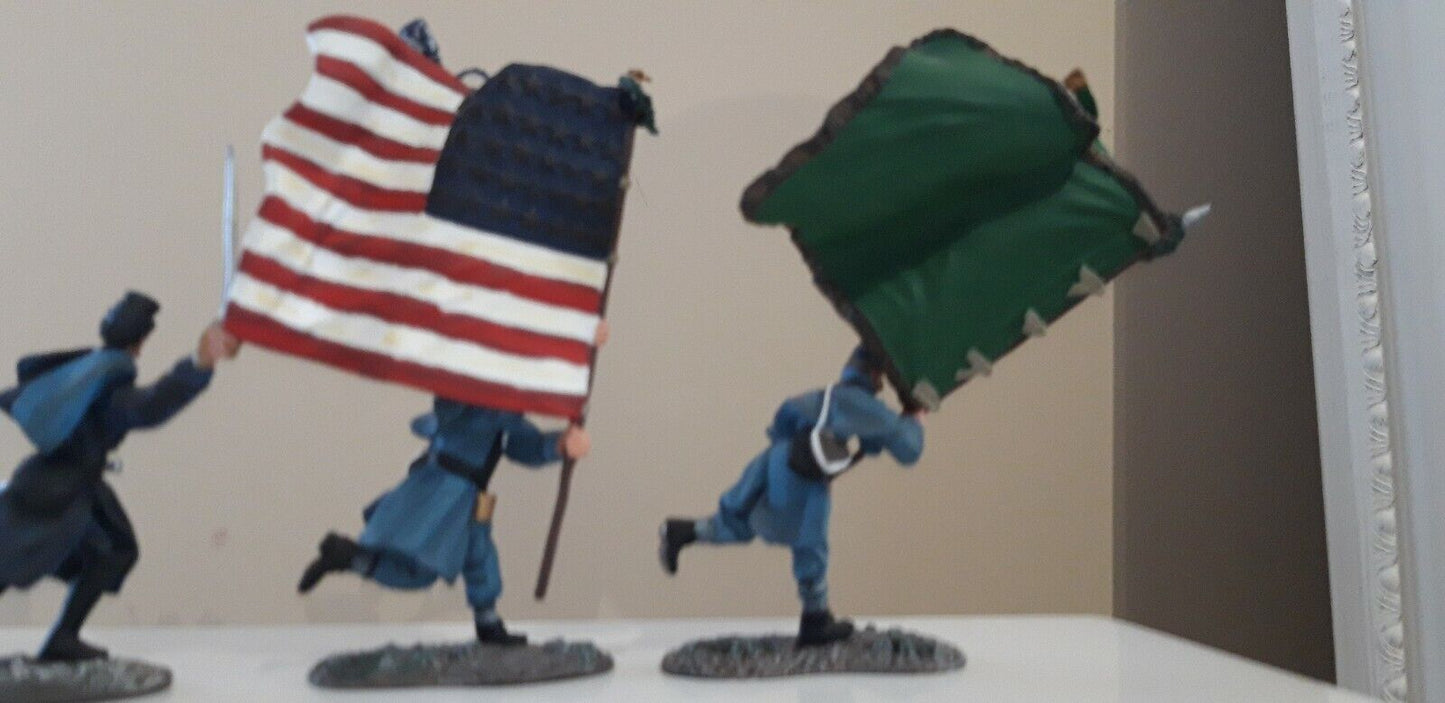 Britains 17017 acw union infantry clear the way irish brigade boxed 1:32