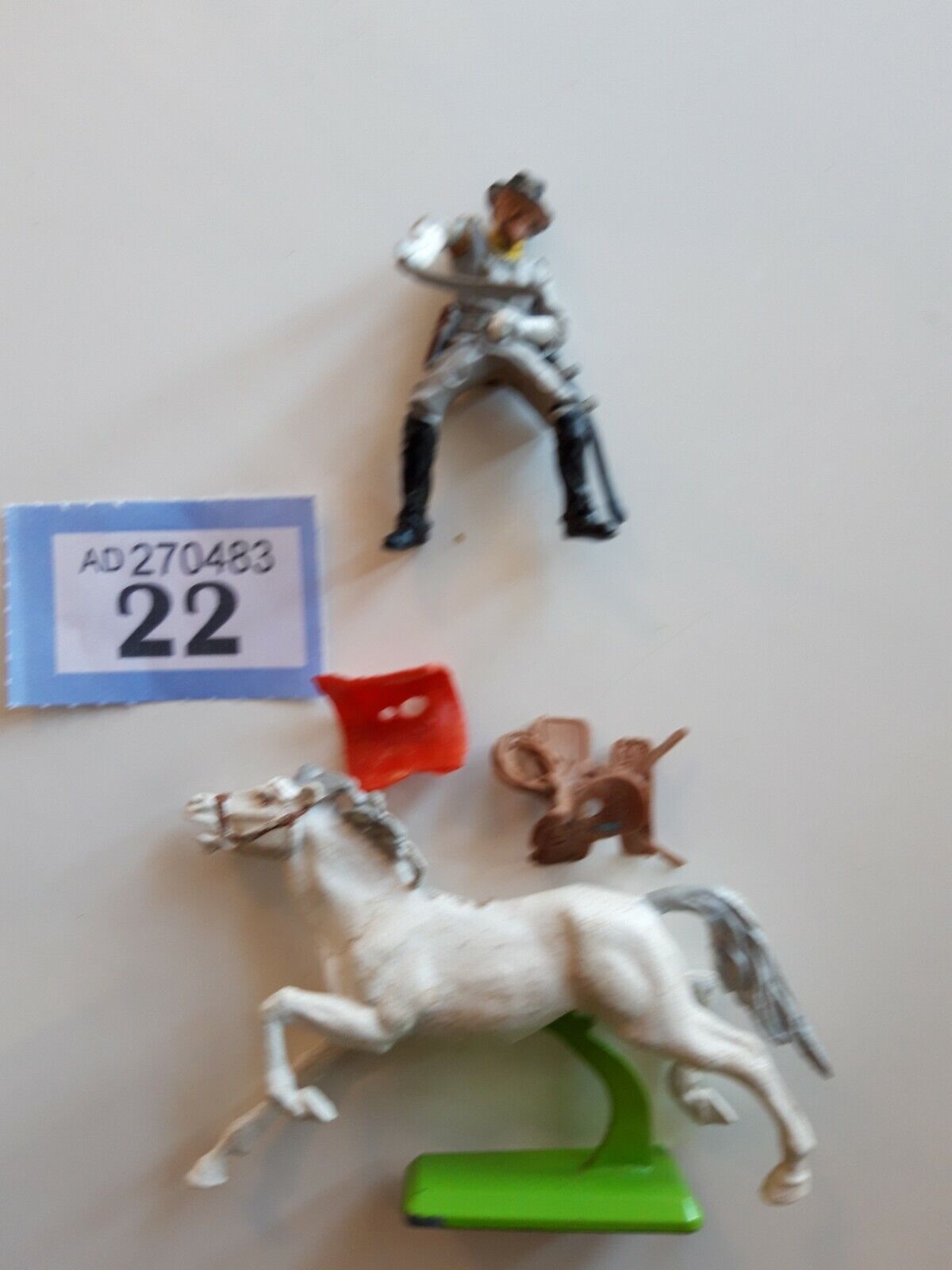 Britains deetail acw confederate cavalry first issue coffin base 1970s 1:32