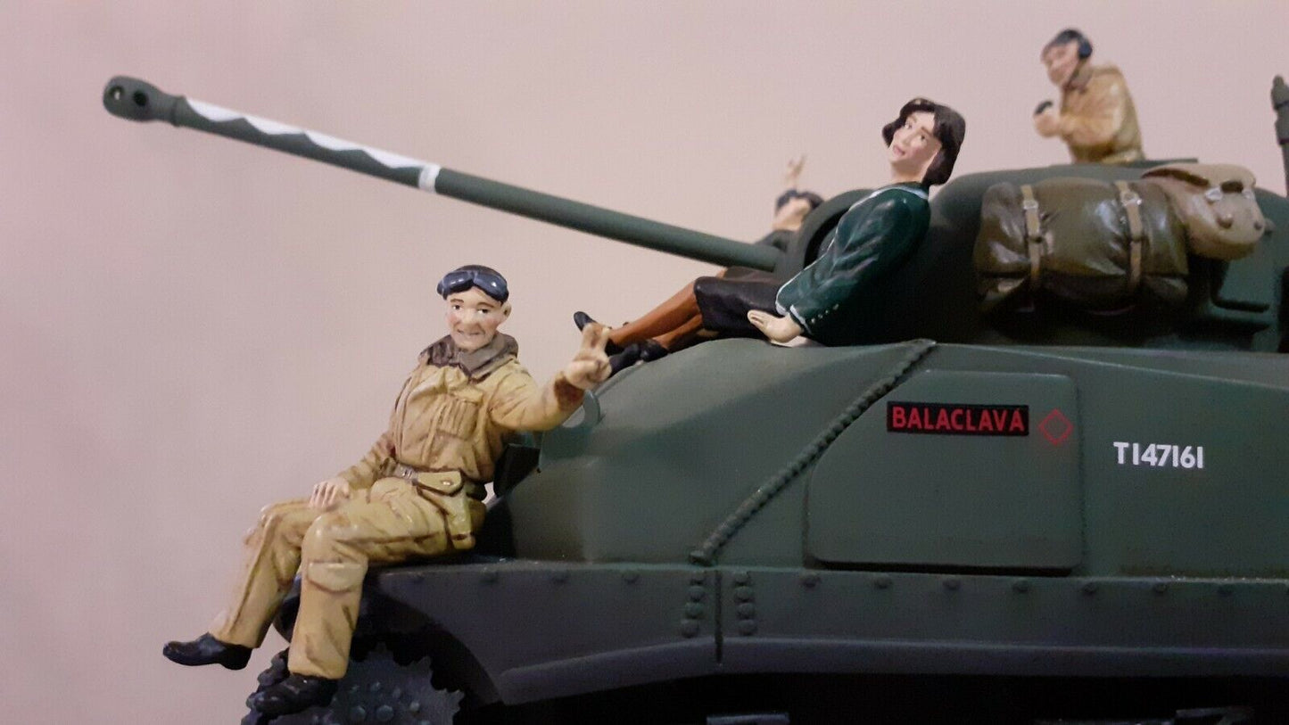 Britains 41165 2005 ww2 Sherman tank ve day 60th anniversary base boxed 1:32