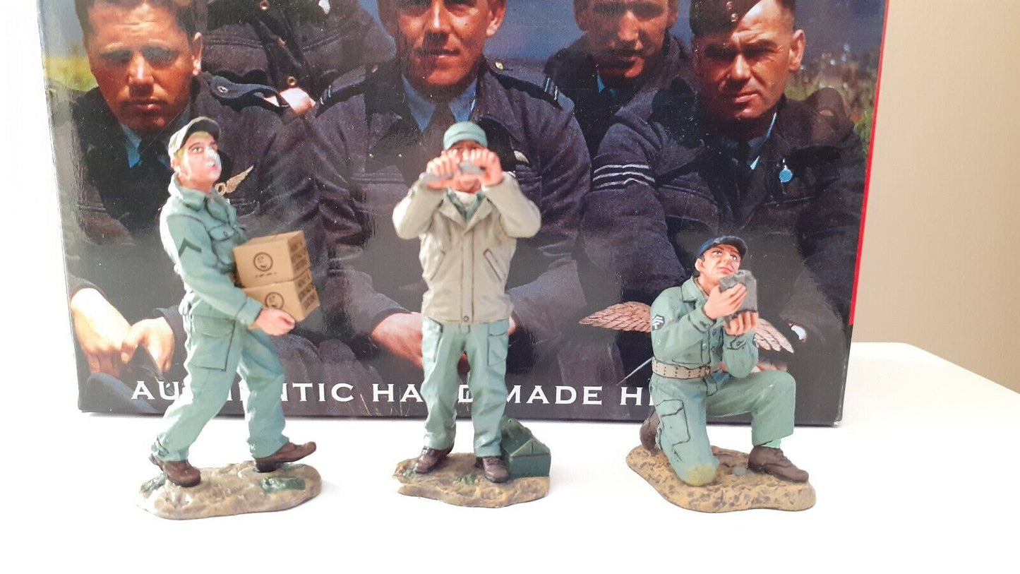 King and country ww2 usaaf fighter us air force mechanics boxed 1:30 af06