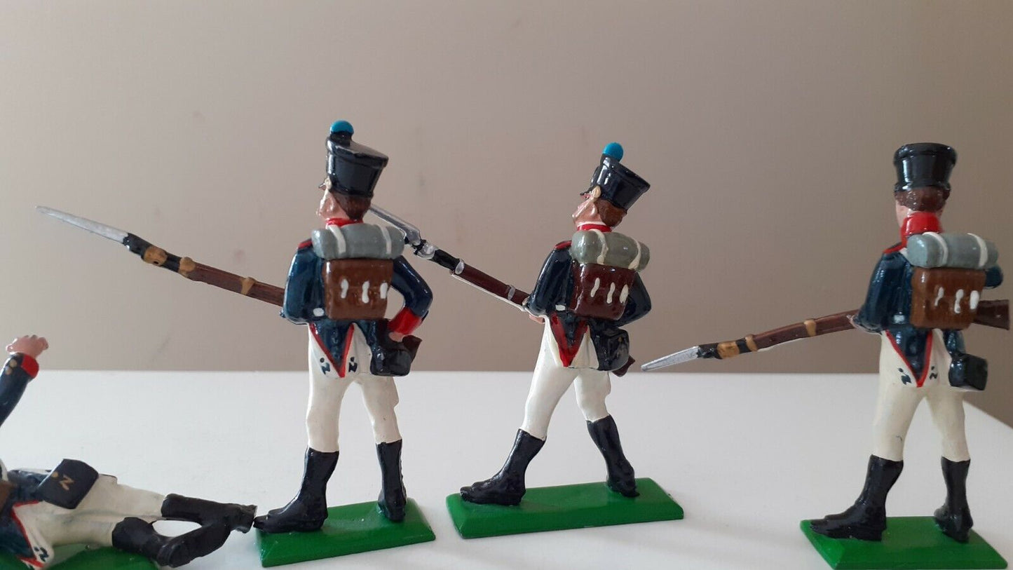 Mulberry Miniatures trophy 1990s Napoleonic Waterloo French fusiliers fn58.