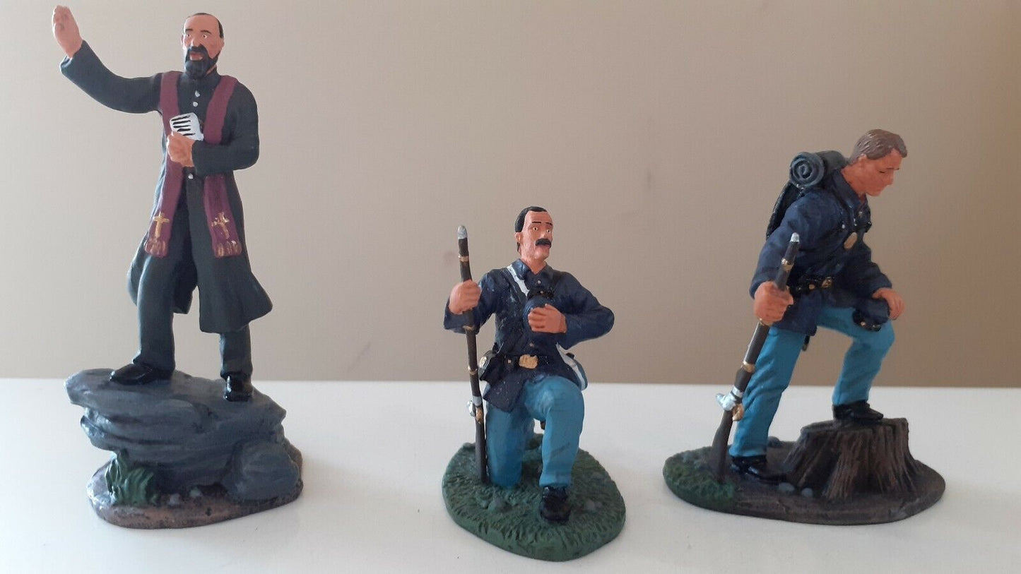 Britains 00281 acw union infantry father corbys Irish brigade boxed