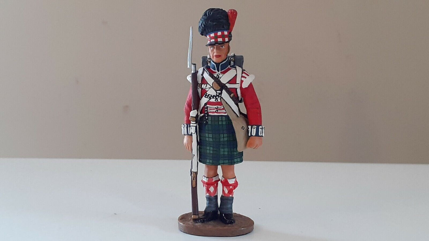 King and country Waterloo black watch 42nd Highland boxed 1:30 na36 bb2