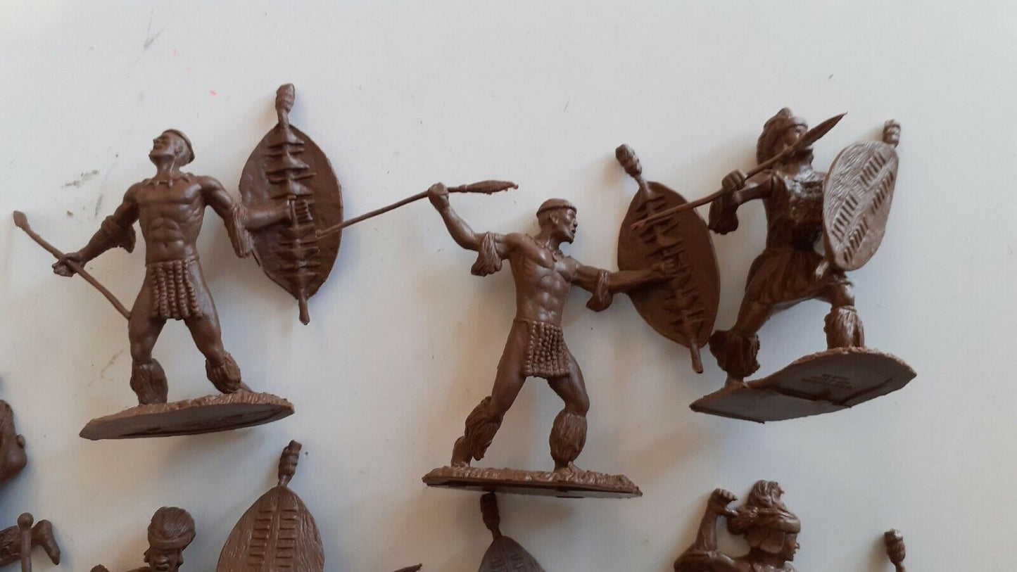 conte plastic zulu wars 24th foot British infantry rorkes zulus drift 1:32 b6
