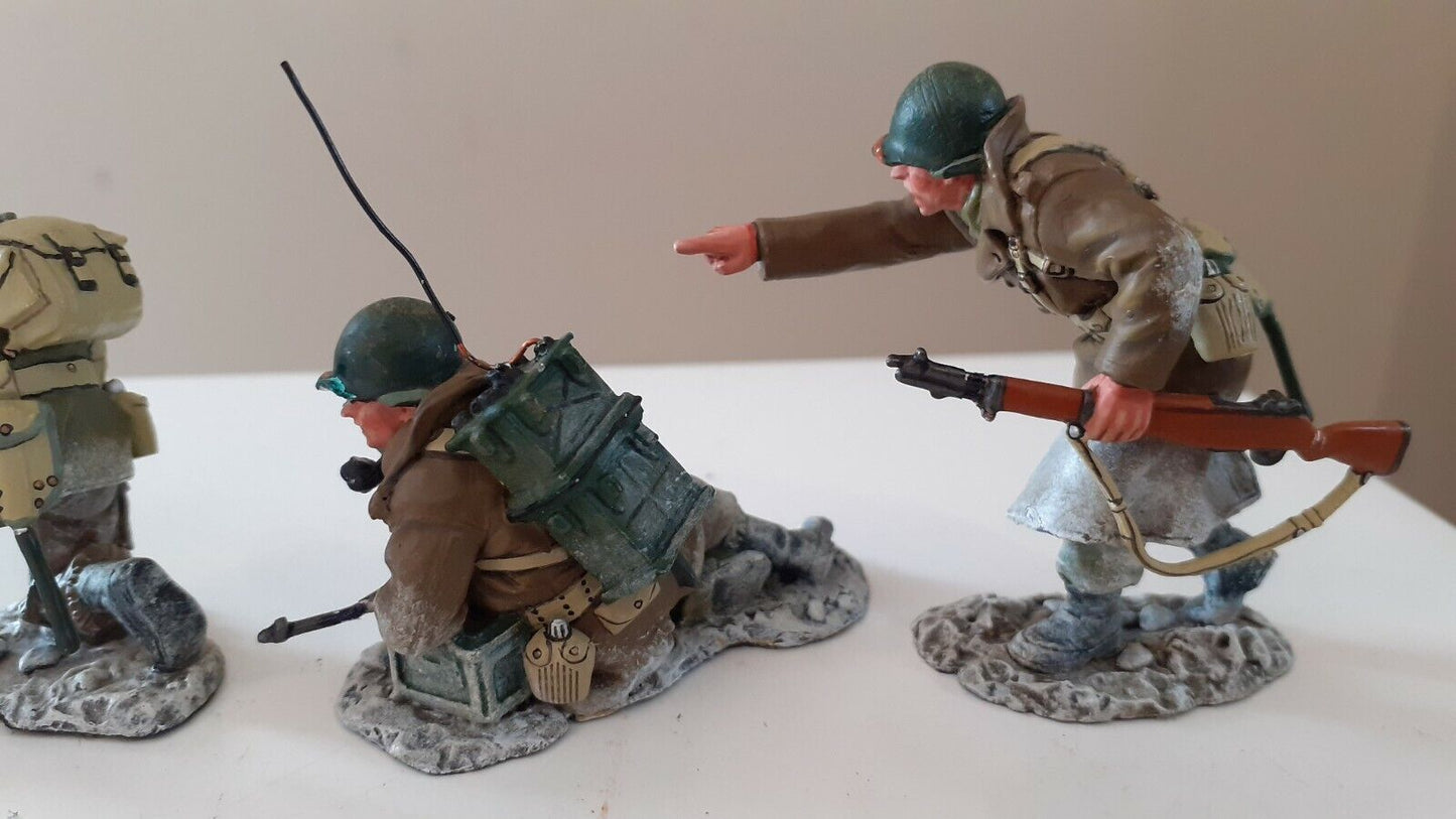 King and country Ww2 us army d-day bastogne bulge boxed bba01 1:30