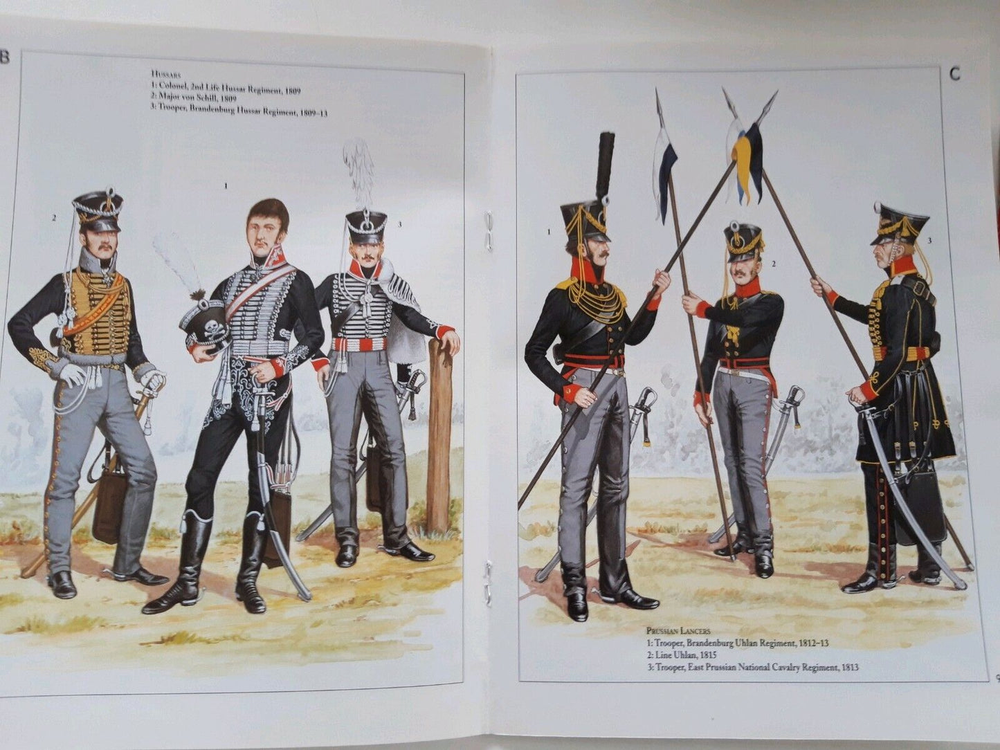 Del prado napoleon at war 19 waterloo 1:30 Prussian cavalry mib book