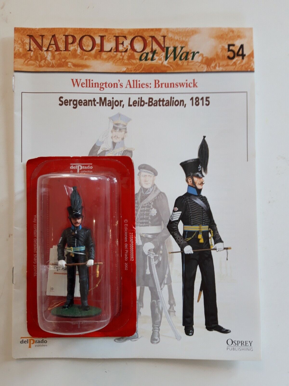 Del prado napoleon at war 54 waterloo 1:30 Brunswick mib book