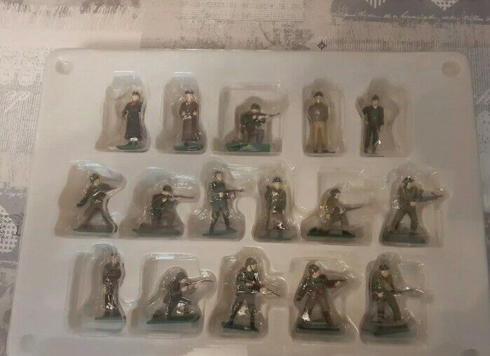 Blue box ww2 commanders rommel patton Eisenhower Montgomery metal 54mm