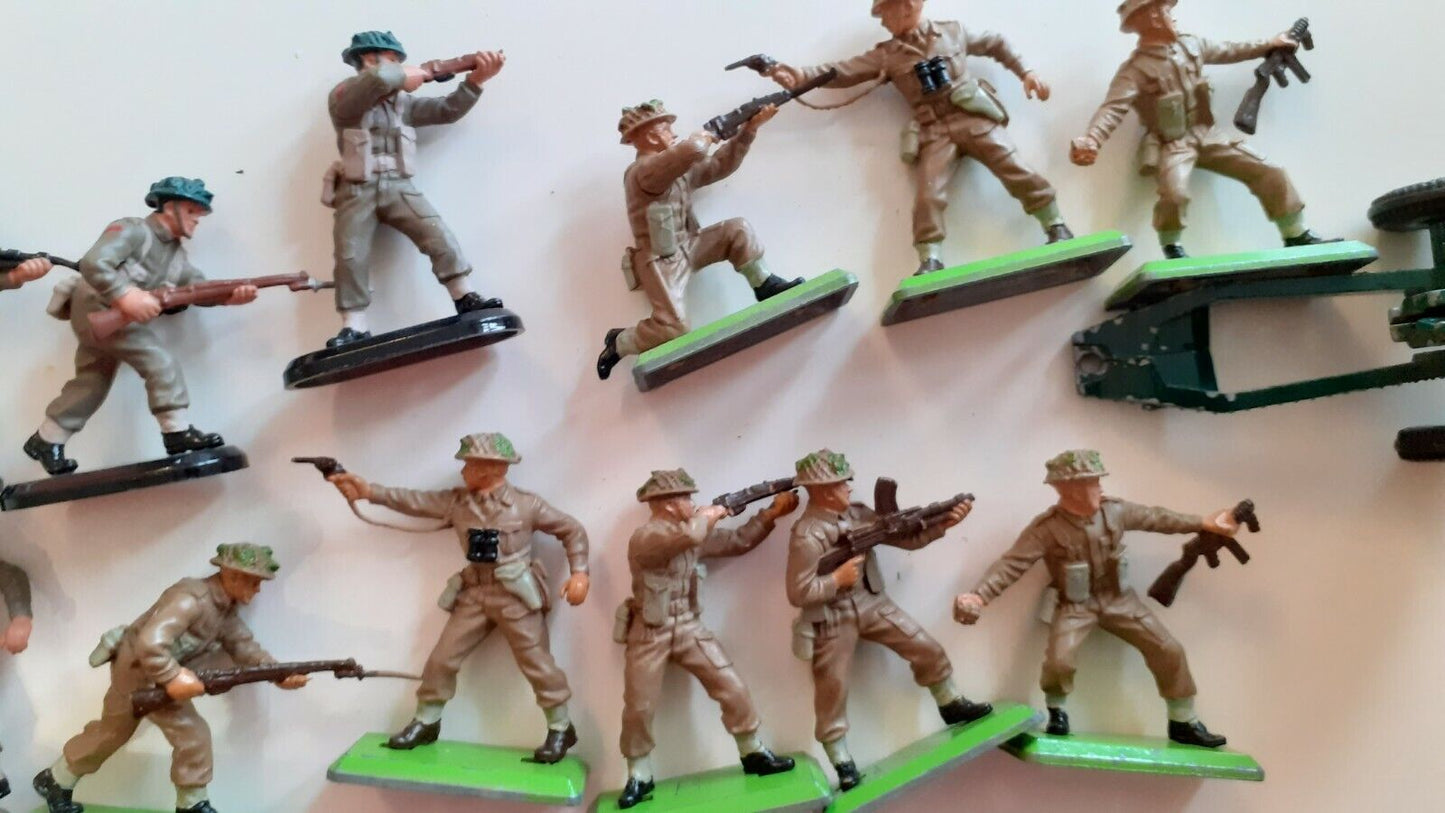 Britains deetail ww2 british infantry howitzer 1970s 1:32 b2
