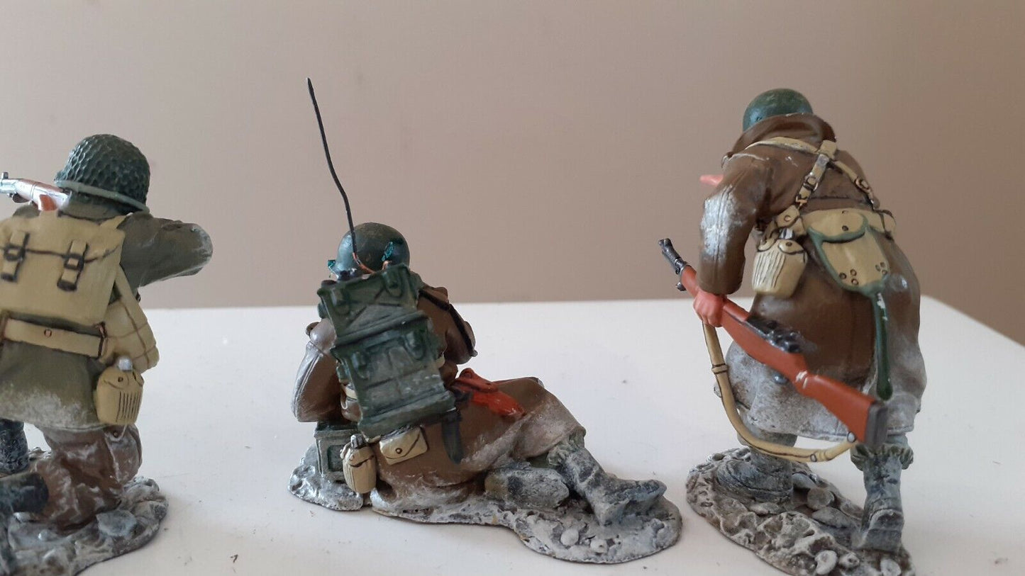 King and country Ww2 us army d-day bastogne bulge boxed bba01 1:30