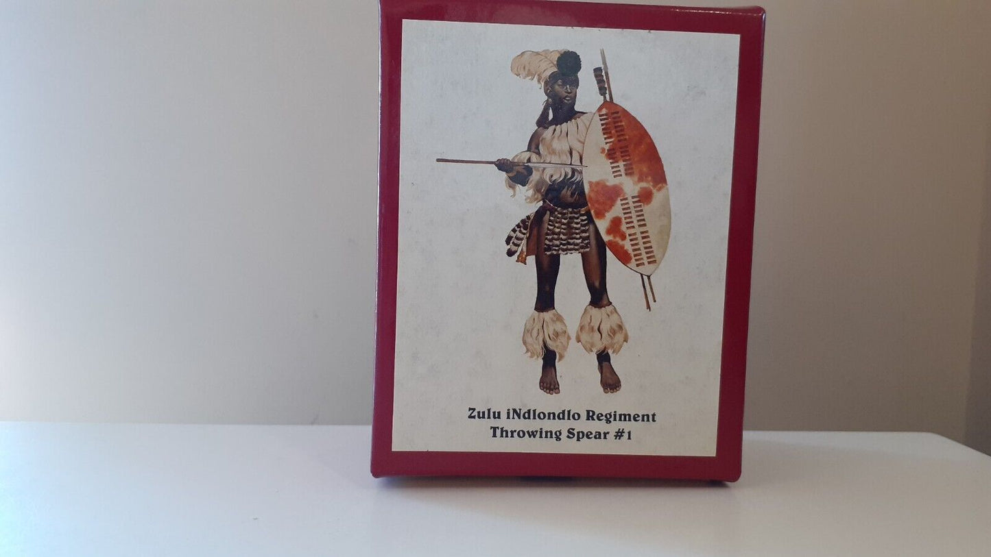 Britains 20002 Zulu wars mbonambi 2008 1:32 metal boxed b7 feather missing