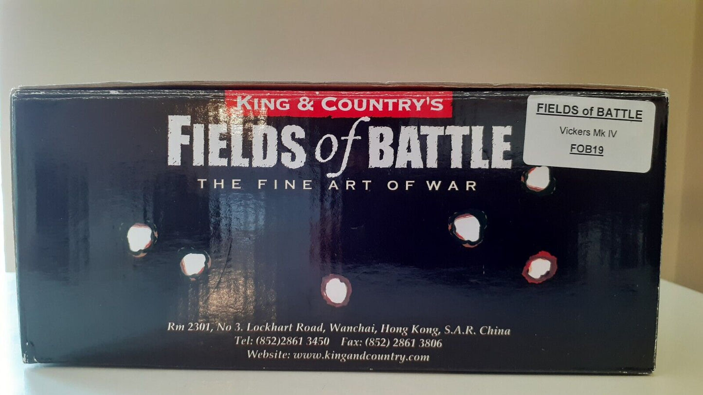 King and country Ww2 british vickers mark IV tank boxed 1:30 fob19