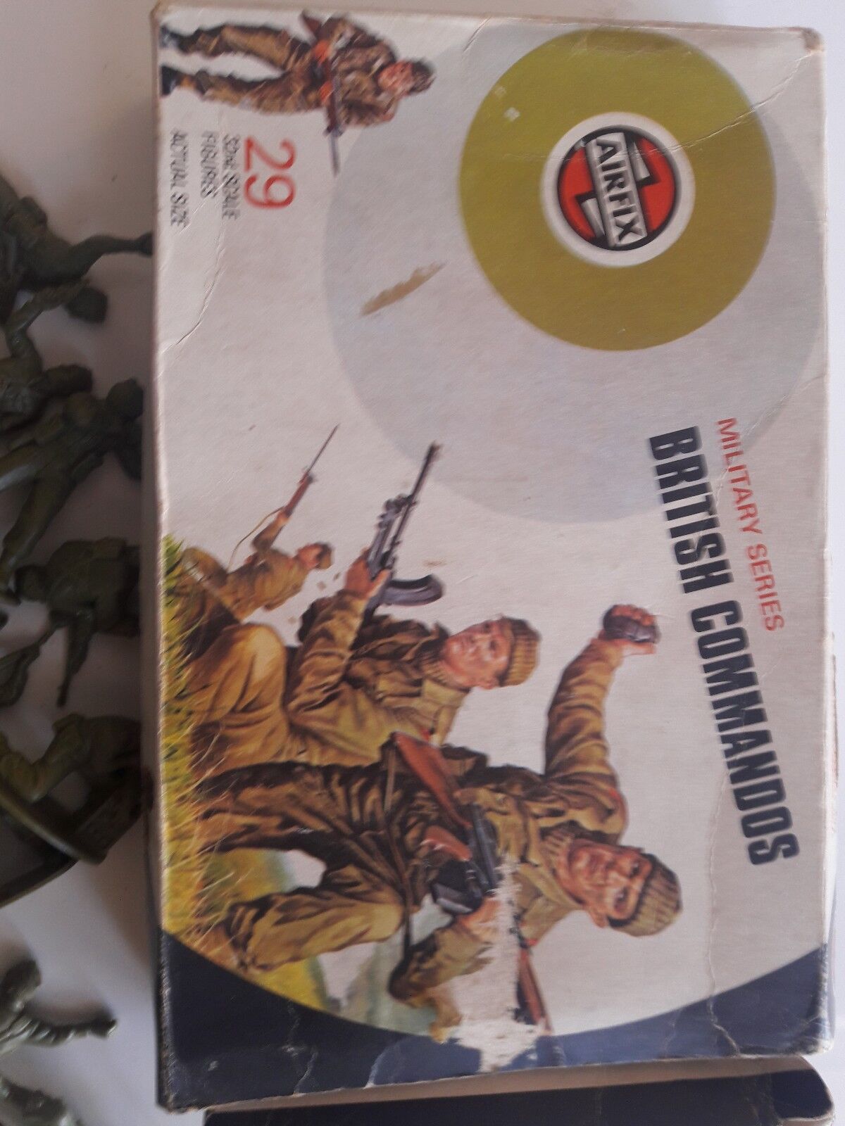 Vintage Airfix commandos royal marines infantry 1970s 1:32 scale