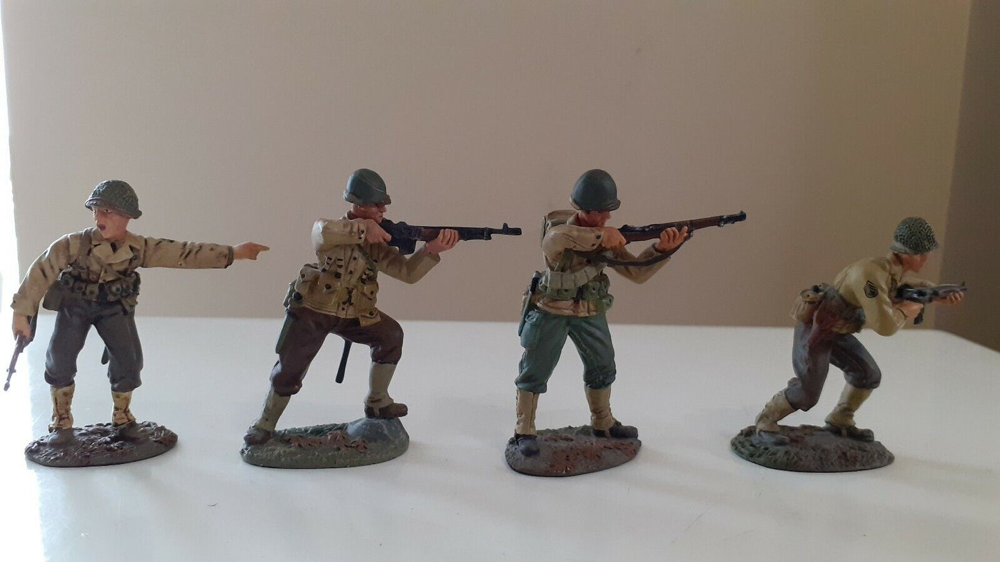 Ontc old northwest trading ww2 d-day us army infantry 1:32 metal eto4 eto-04