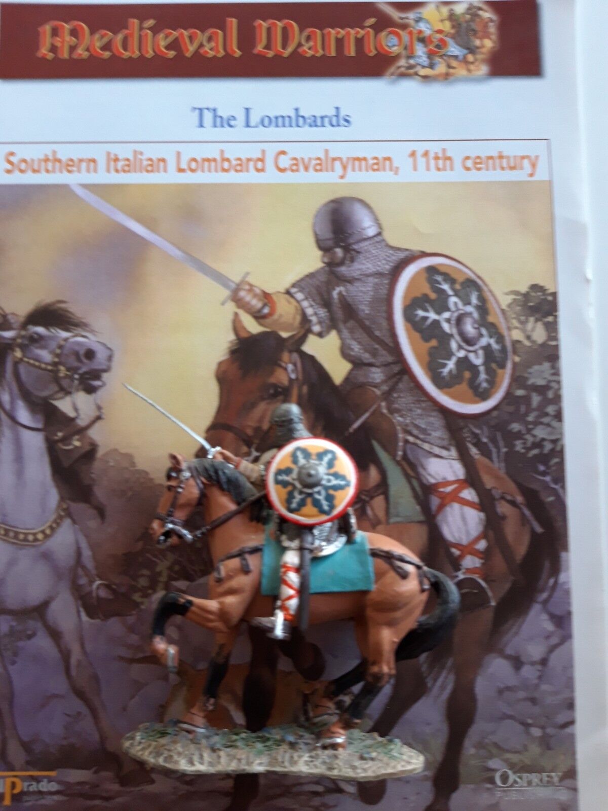 Del prado medieval warriors italy lombard 11th cent. 1:30 cavalry 43