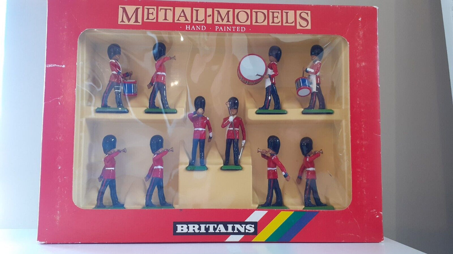 Britains 7206 scots guards band 1980s red box 1:32 metal