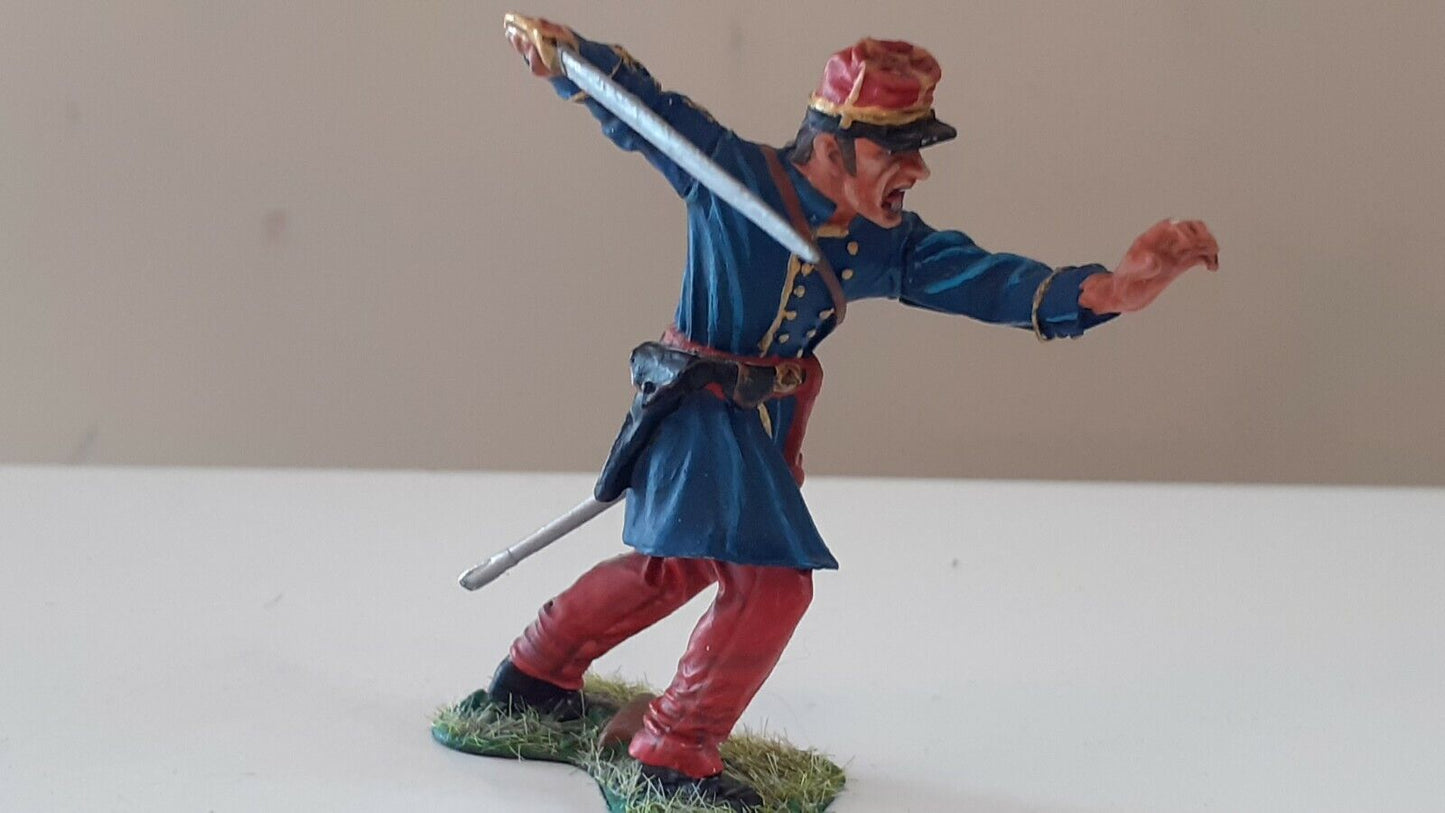 Collectors showcase cs00861 wheats tigers zouaves confederate officer