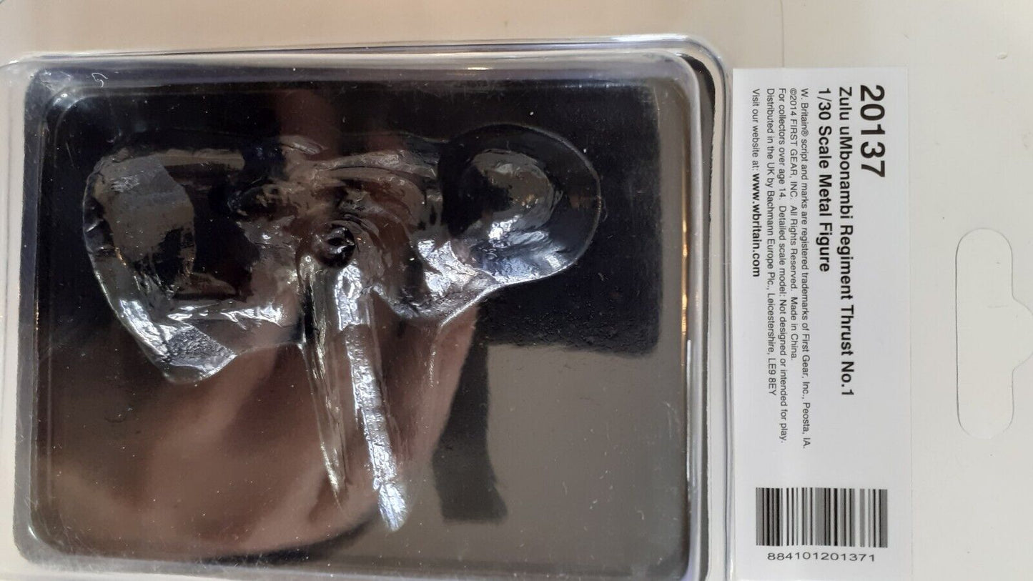 Britains 20137 Zulu wars umbonambi 1:32 metal boxed unopened b8