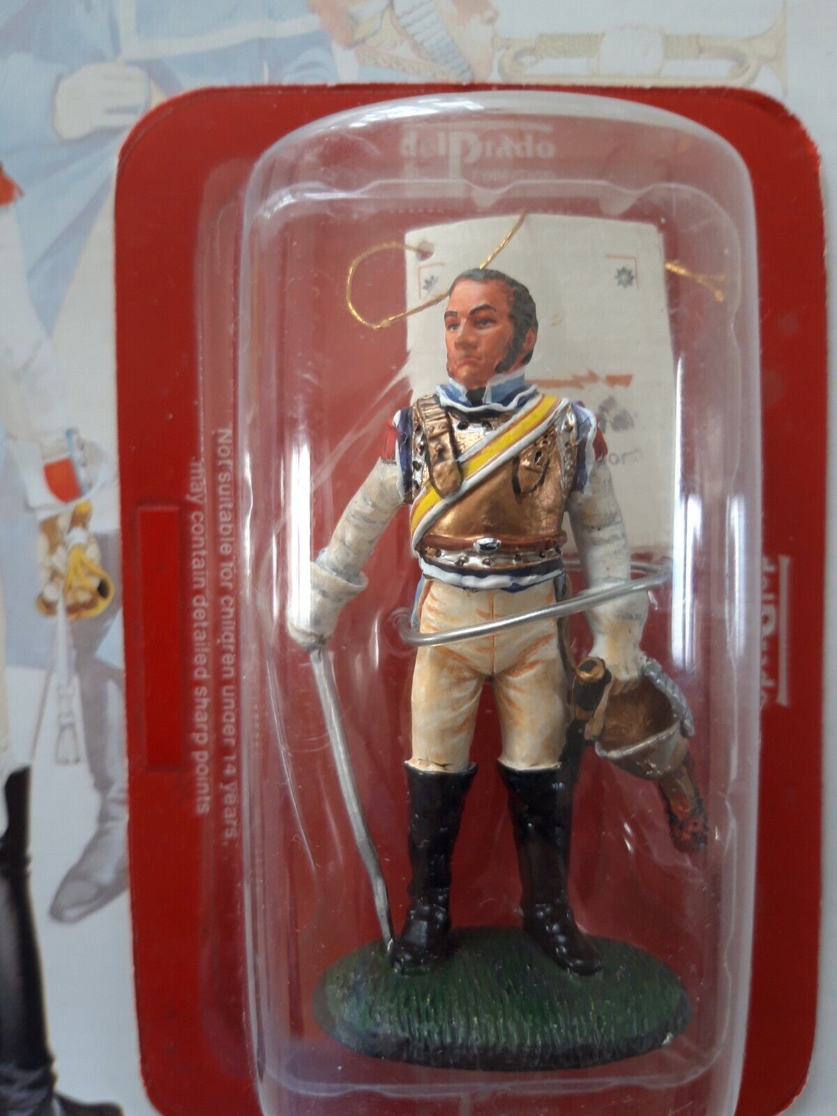 Del prado napoleon at war 16 waterloo 1:30 French carabiniers mib book