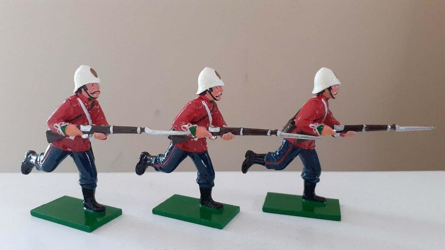 Trophy miniatures sudan zulu wars 24th foot zulus rorkes drift 1:32 dc