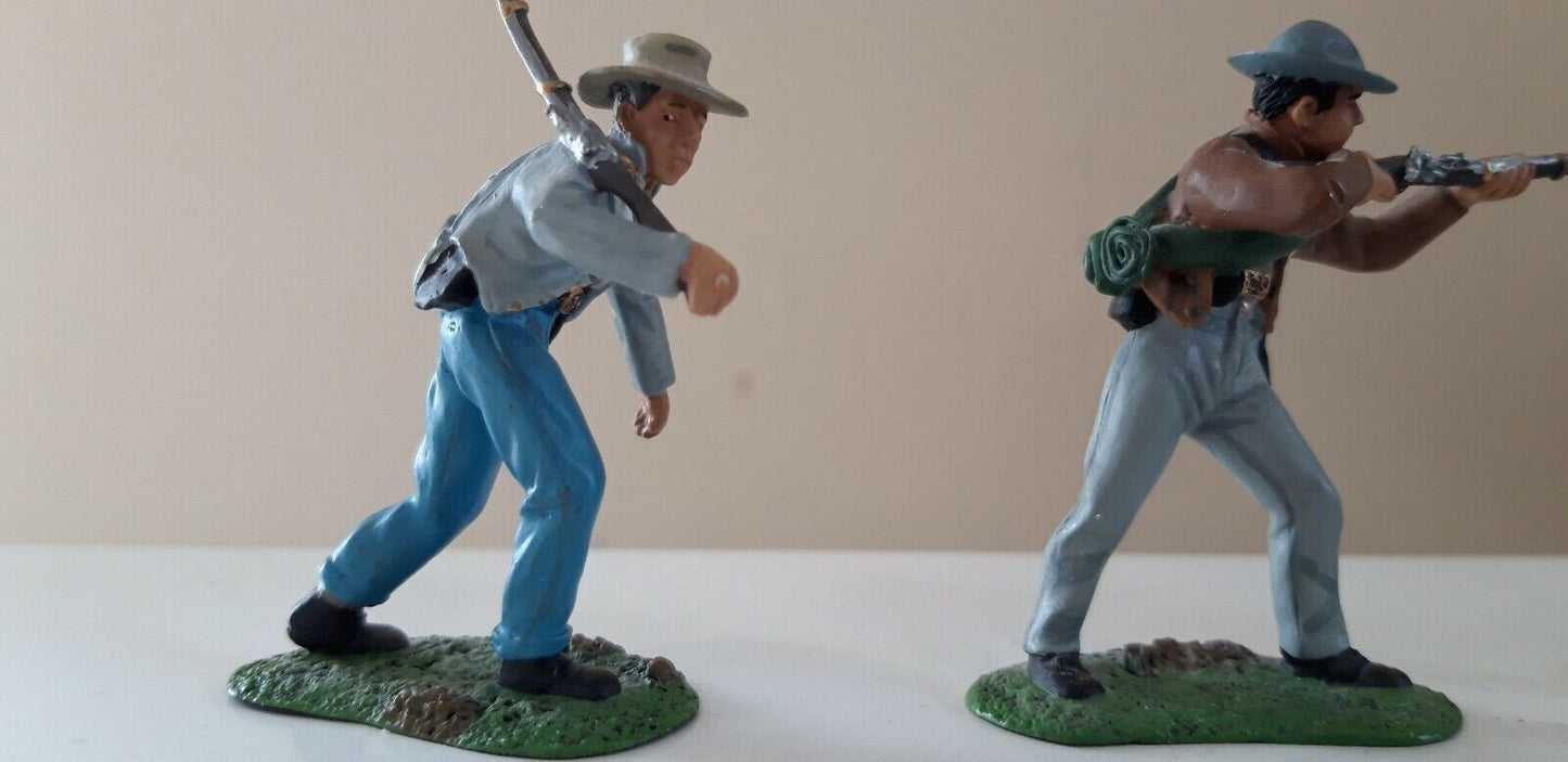 Britains 17104 acw confederate infantry clear the way boxed 1:32