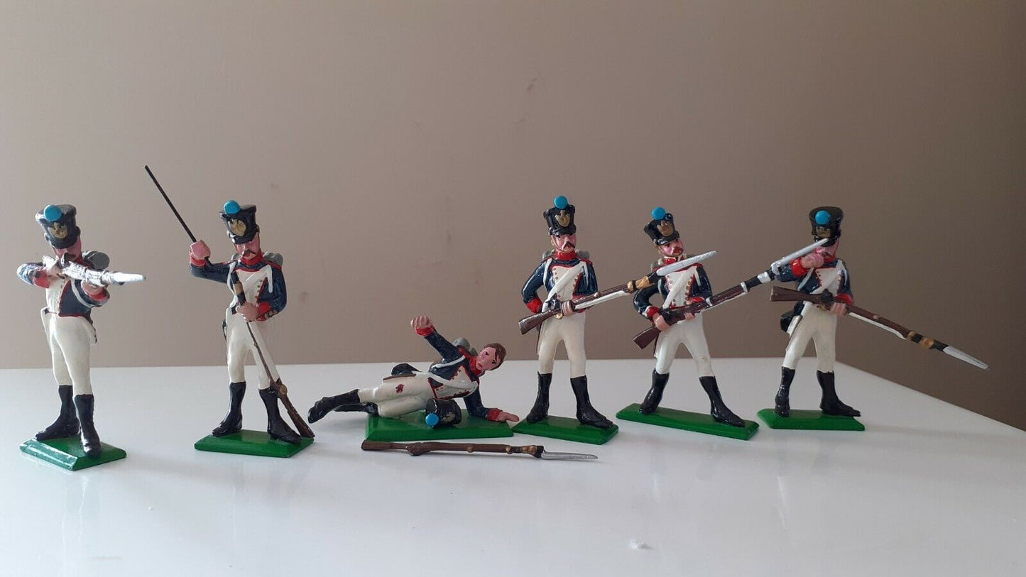 Mulberry Miniatures trophy 1990s Napoleonic Waterloo French fusiliers fn58.