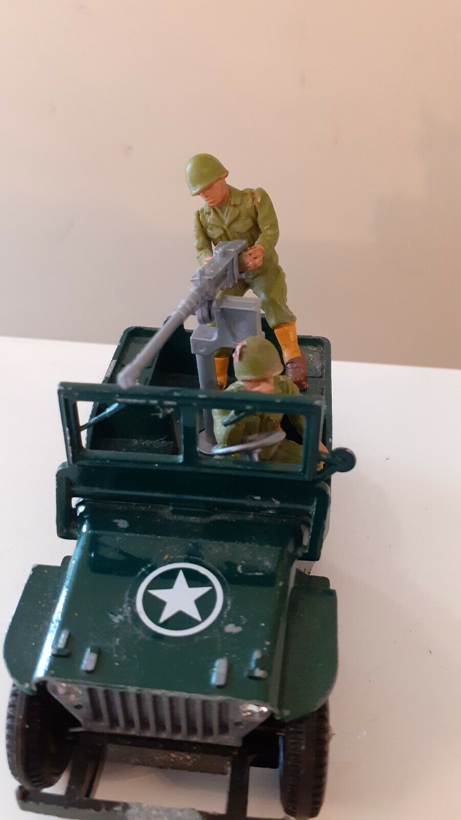 Britains deetail ww2 us American willys jeep usmc 1970s 1:32 b2
