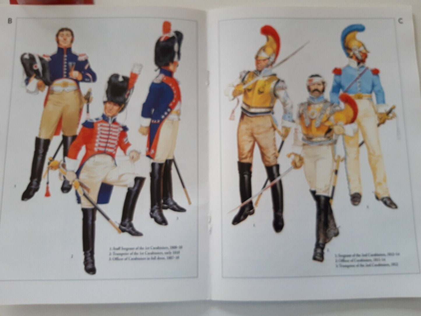Del prado napoleon at war 16 waterloo 1:30 French carabiniers mib book