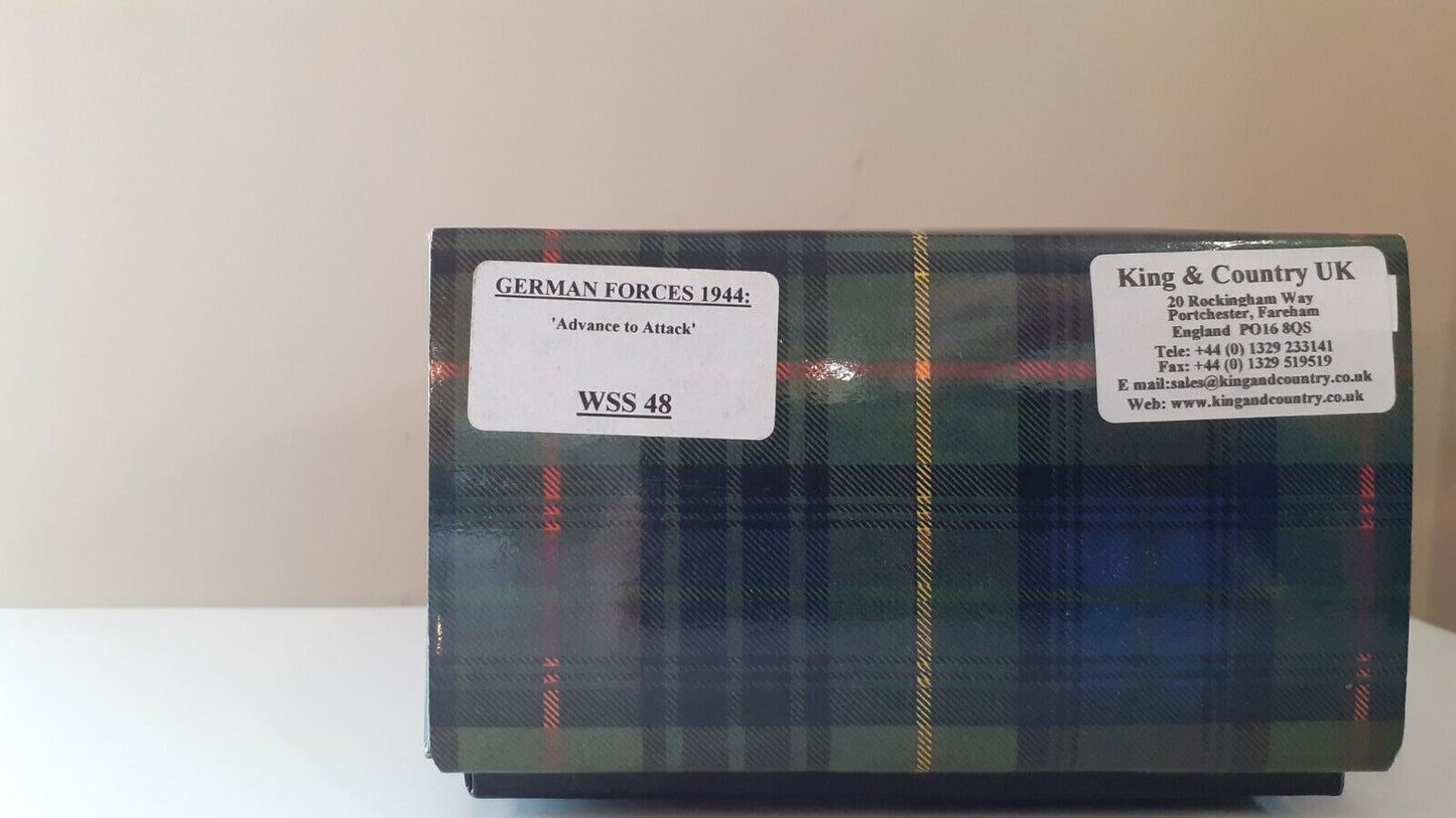 king and country wss48 ws48 ws048 ww2 German infantry 1944 1:30 metal boxed