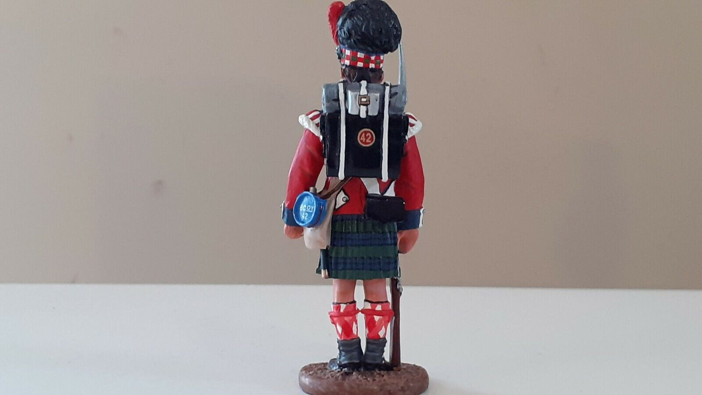 King and country Waterloo black watch 42nd Highland boxed 1:30 na36 bb3