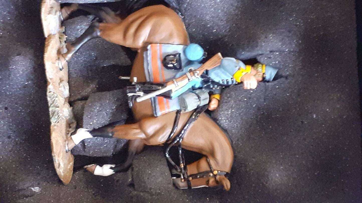 King and country 2007 acw confederate bearer boxed 1:30 cw04 s754