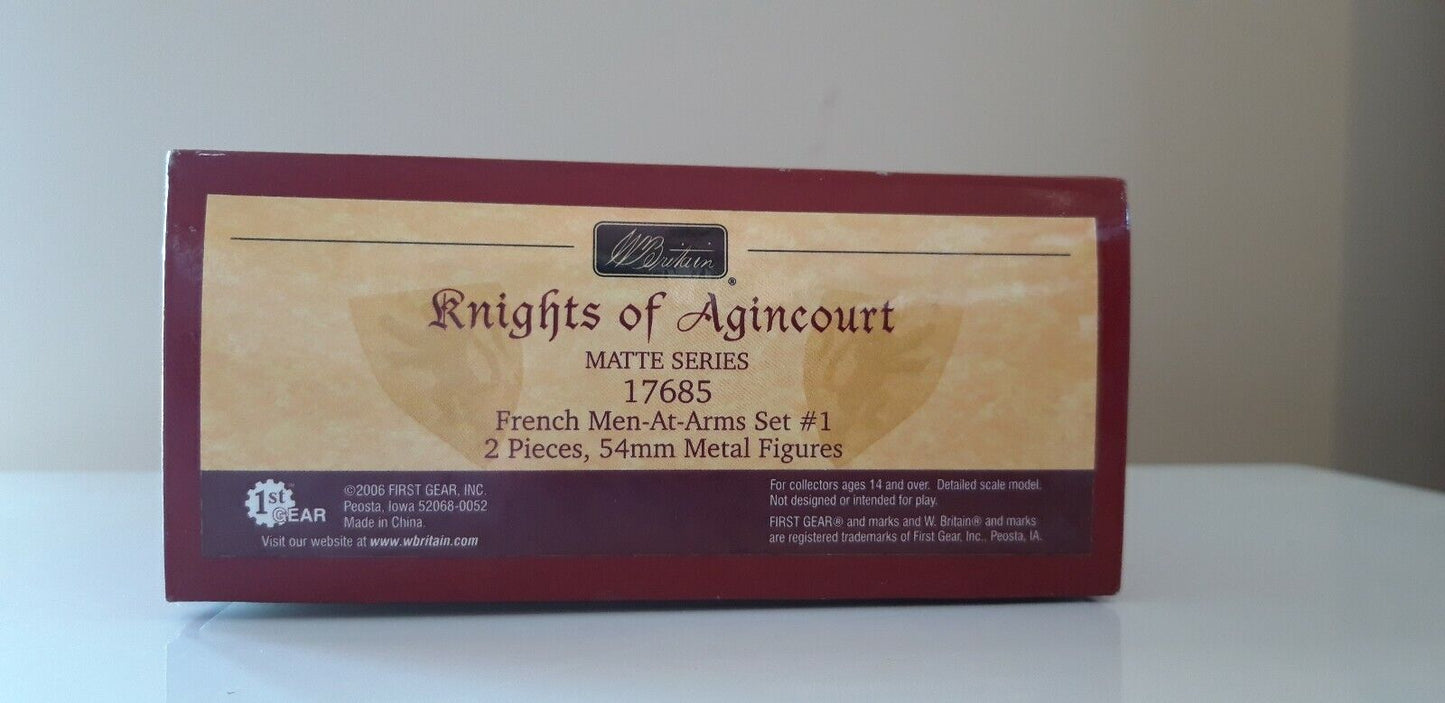 Britains medieval knights French agincourt 1:32 metal 17685