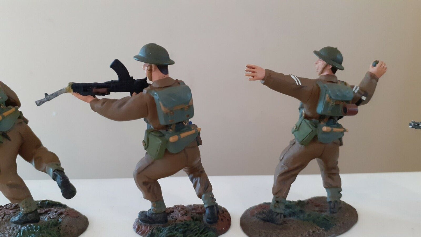 Britains ww2 british Canadian infantry paras Normandy d-day 1:32