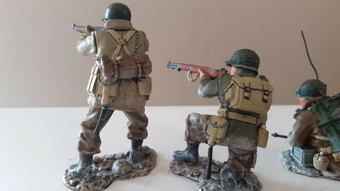 King and country Ww2 us army d-day bastogne bulge boxed bba01 1:30
