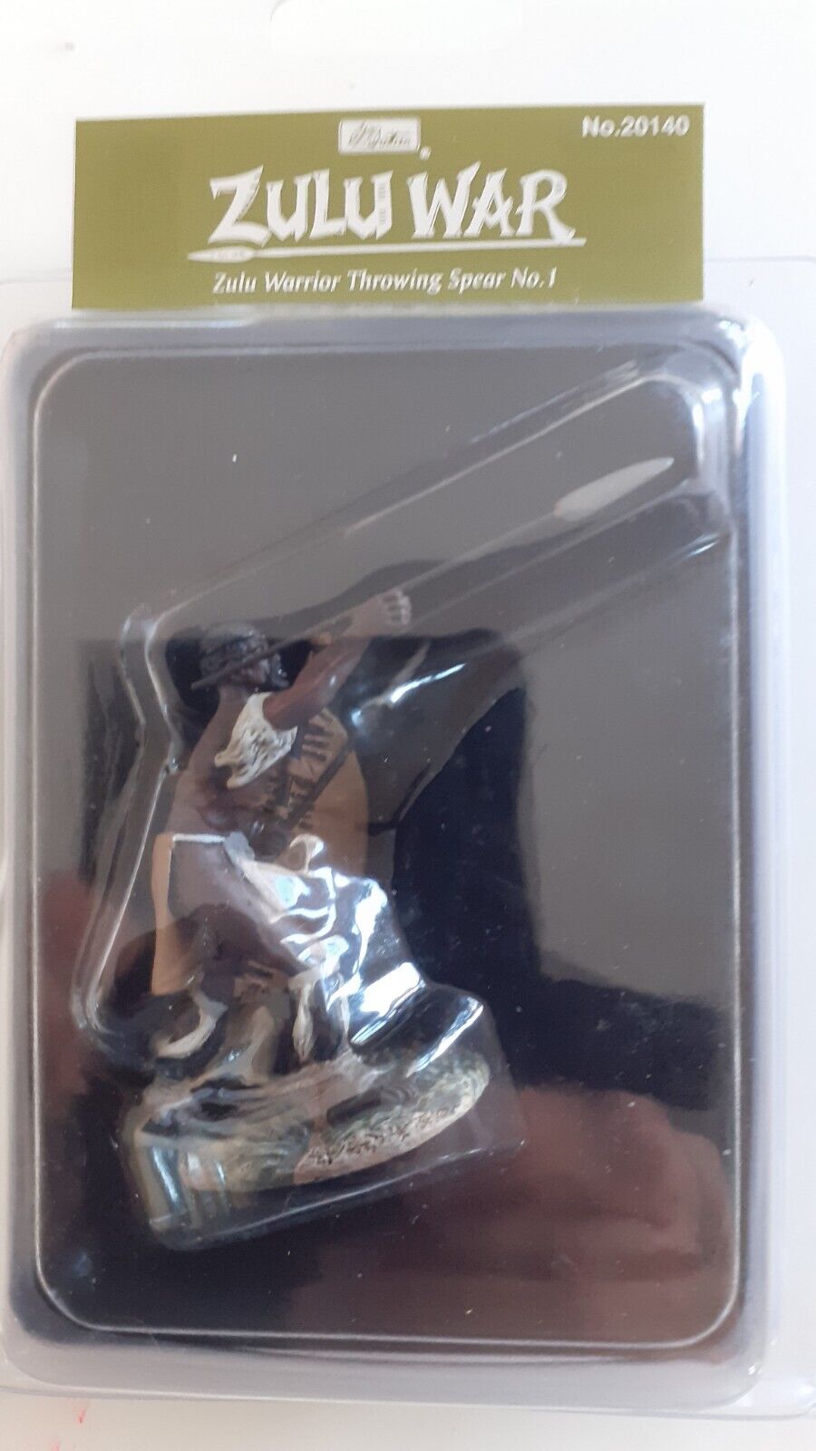 Britains 20140 Zulu wars throwing spear 2013 1:32 metal boxed b7