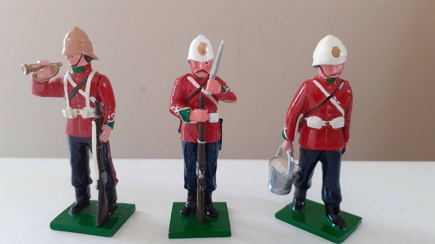 Trophy miniatures sudan zulu wars 24th foot zulus rorkes drift 1:32 dc