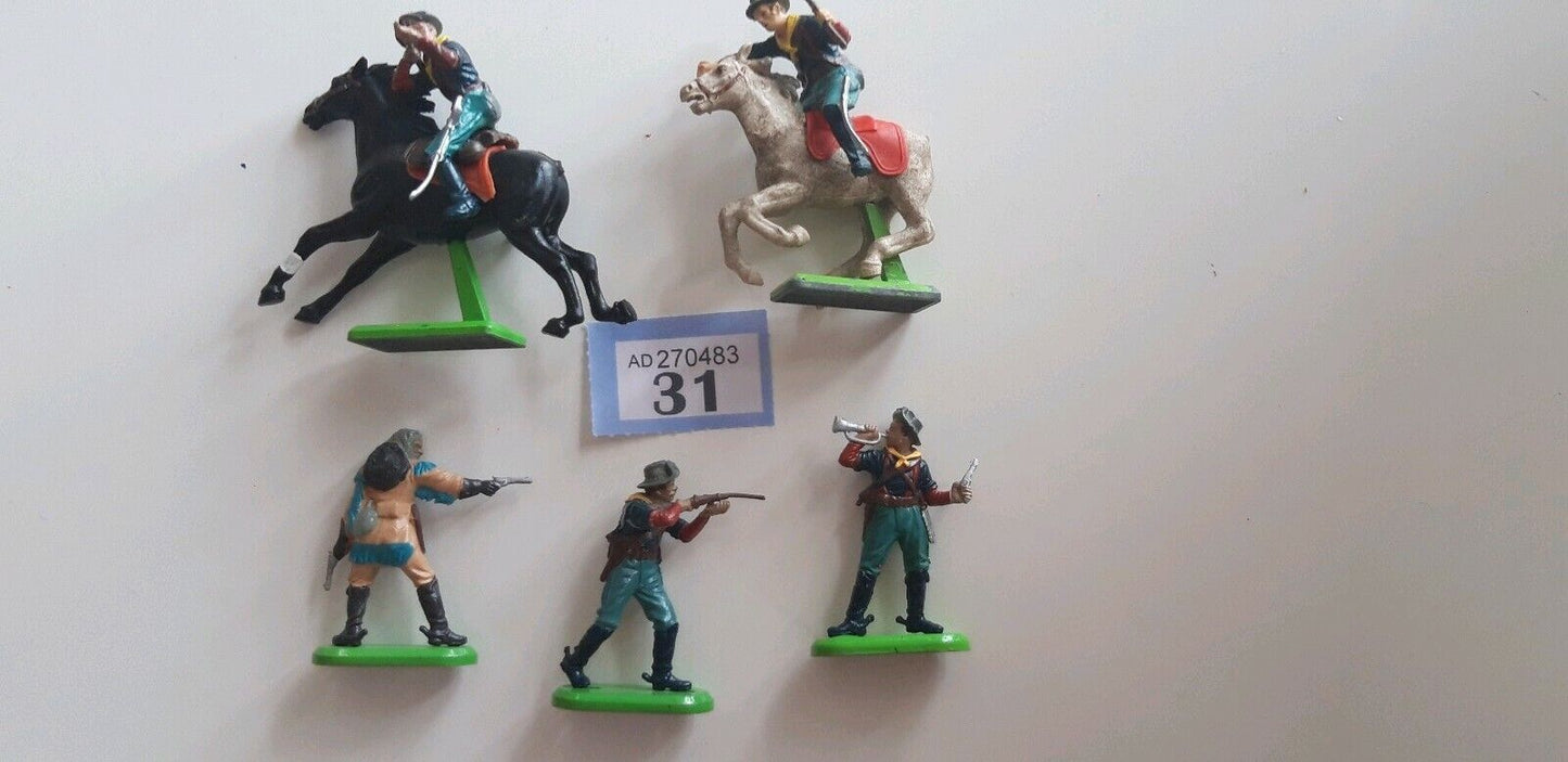 Britains deetail acw wild west 7th cavalry 1:32 b3