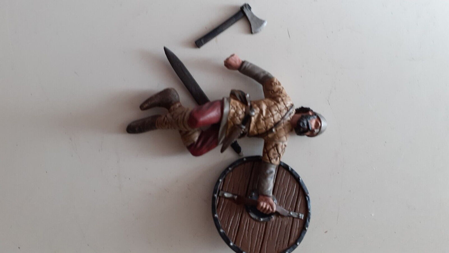 Britains metal saxon warrior axe 62114 morton vikings 1:32 boxed b8