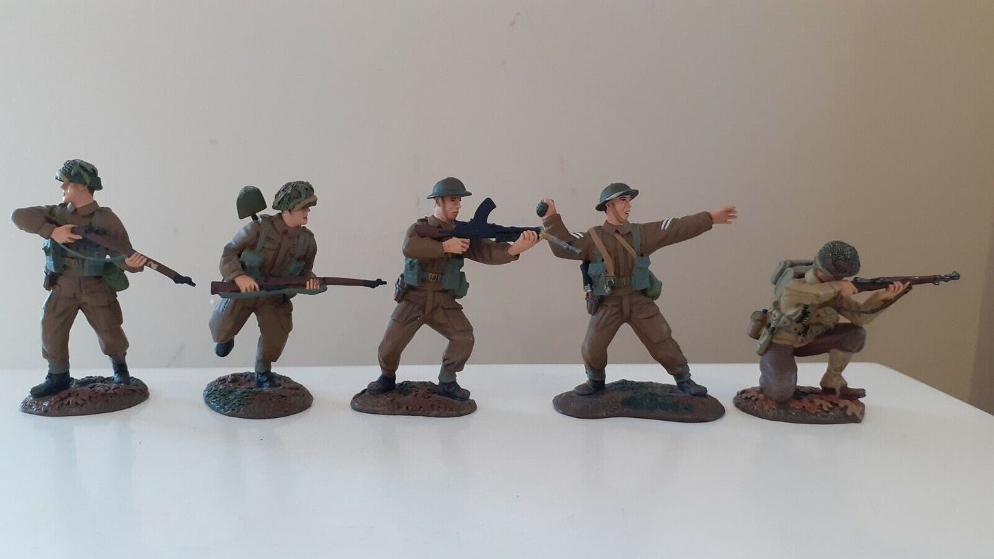 Britains ww2 british Canadian infantry paras Normandy d-day 1:32