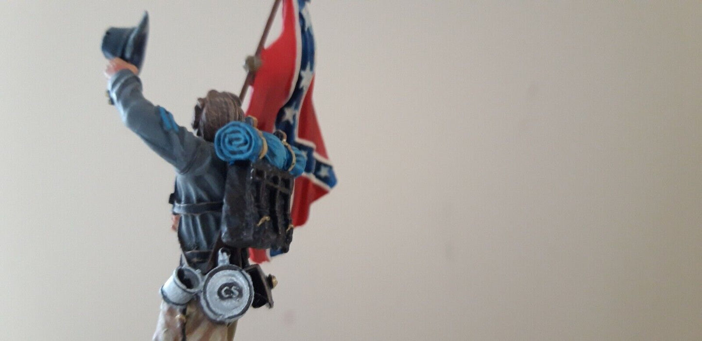 The collectors showcase acw cs00537 csa confederate command infantry 1:30metal