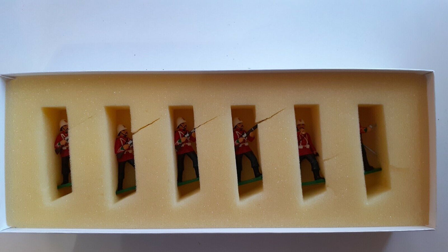 early trophy miniatures 1991 zulu war 24th foot zs10a 1:32 metal boxed