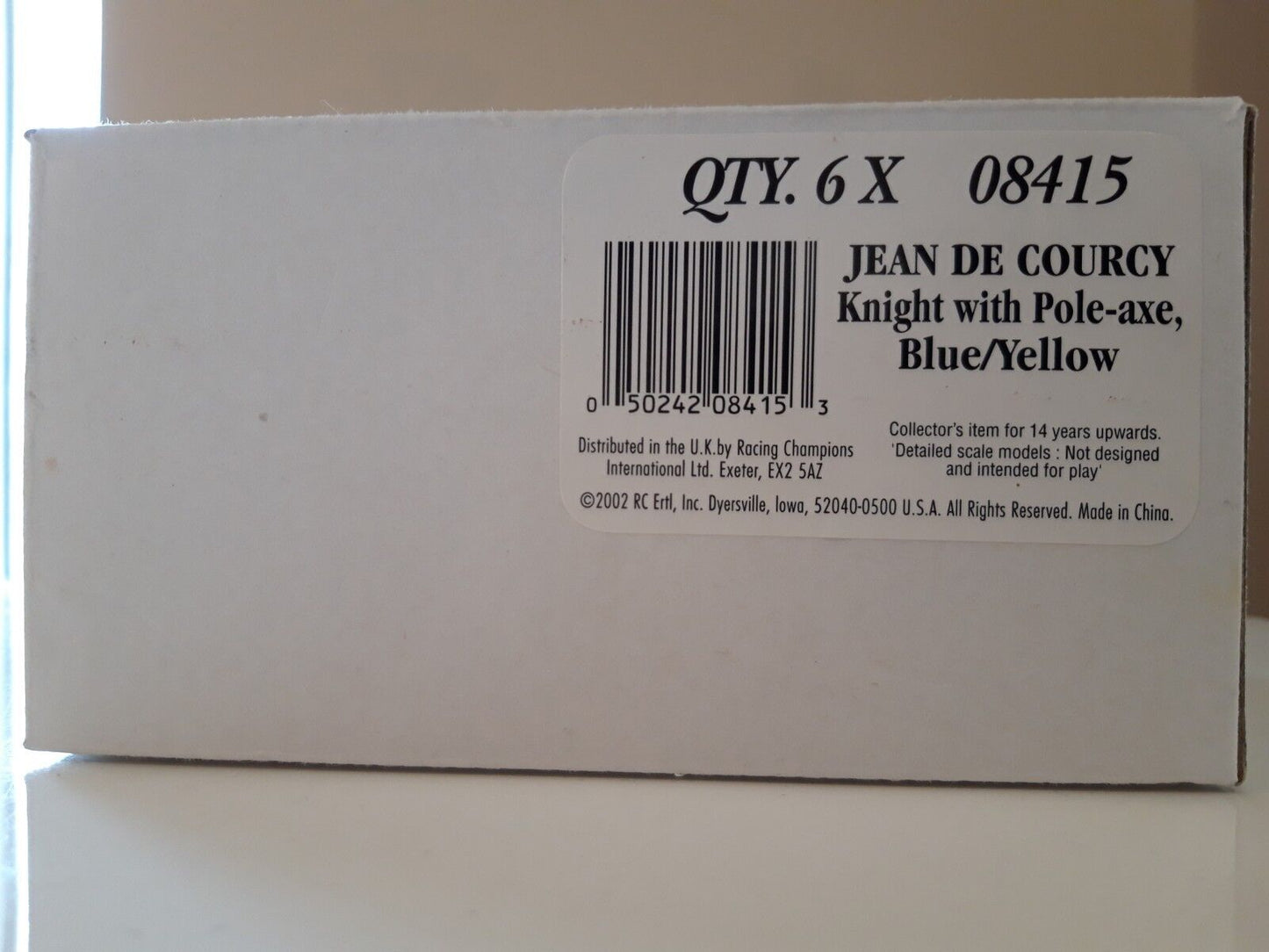 Britains knights sir jean de courcy 1:32 6 metal figures in trade box 08415