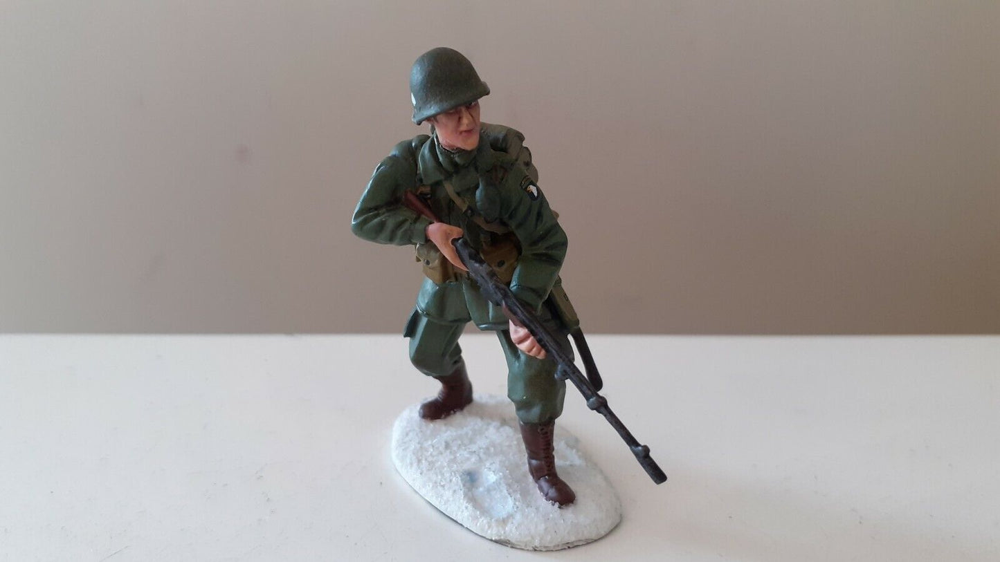 Britains 25043 ww2 us 101st airborne paratroopers 1:32 winter metal boxed b6