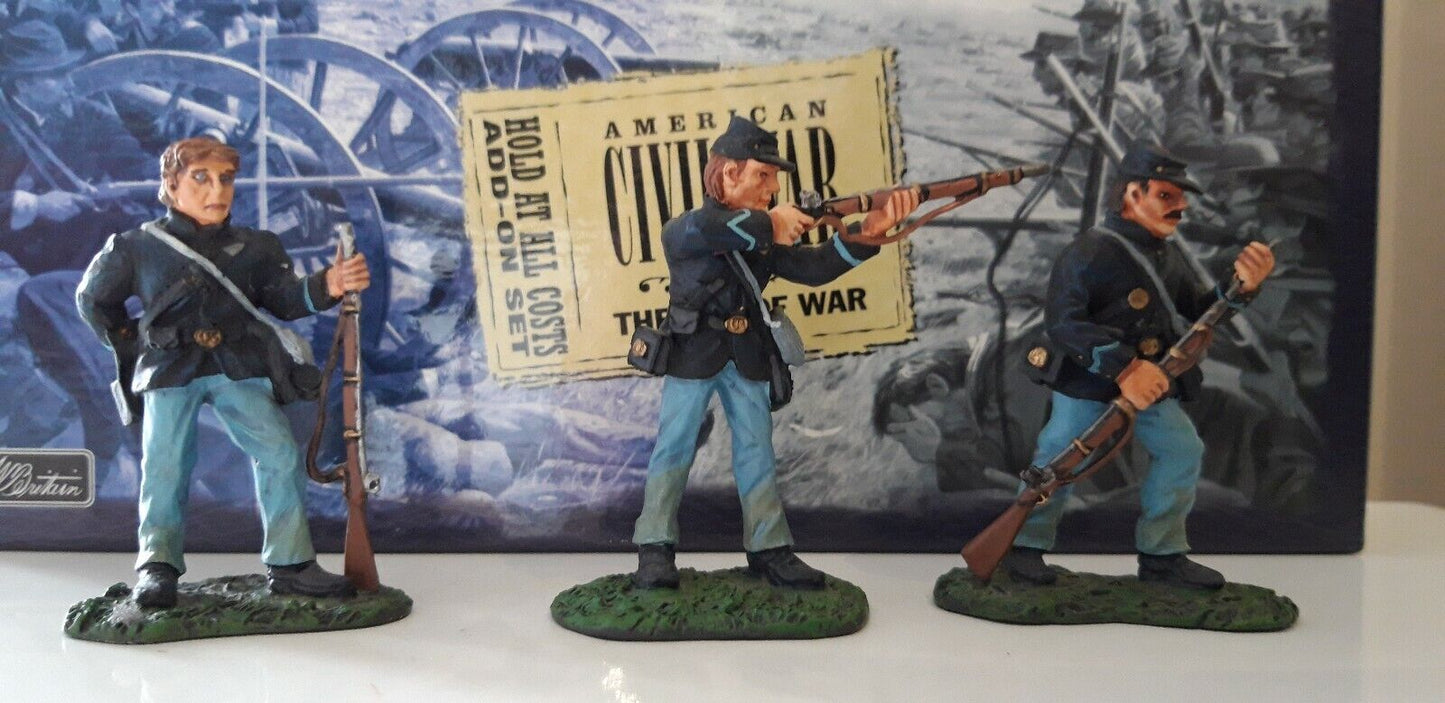 Britains 17295 acw union infantry Pennsylvania hold at all costs boxed