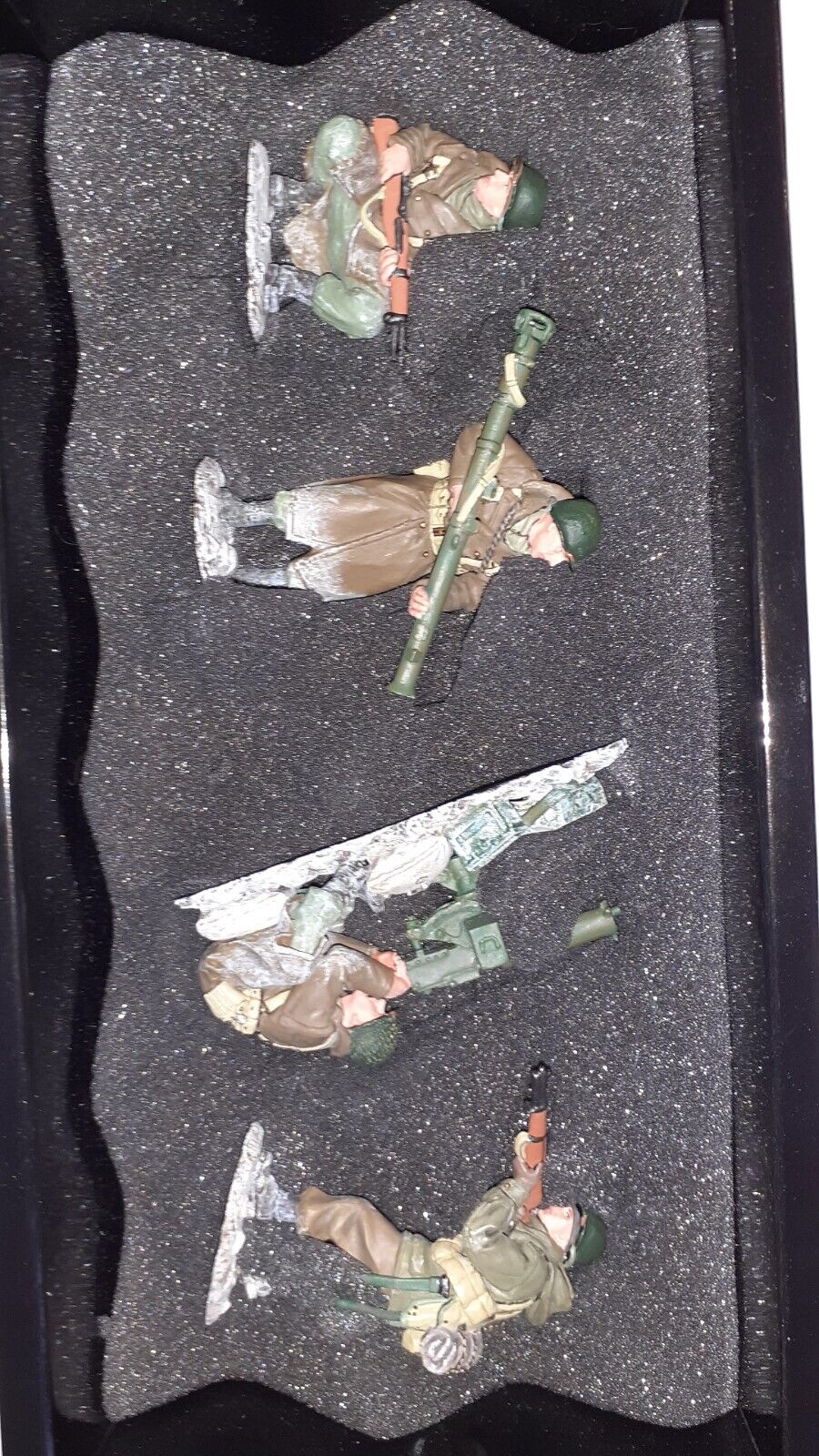 king and country bba002 ww2 us infantry bastogne bulge 1:30 metal boxed 2004