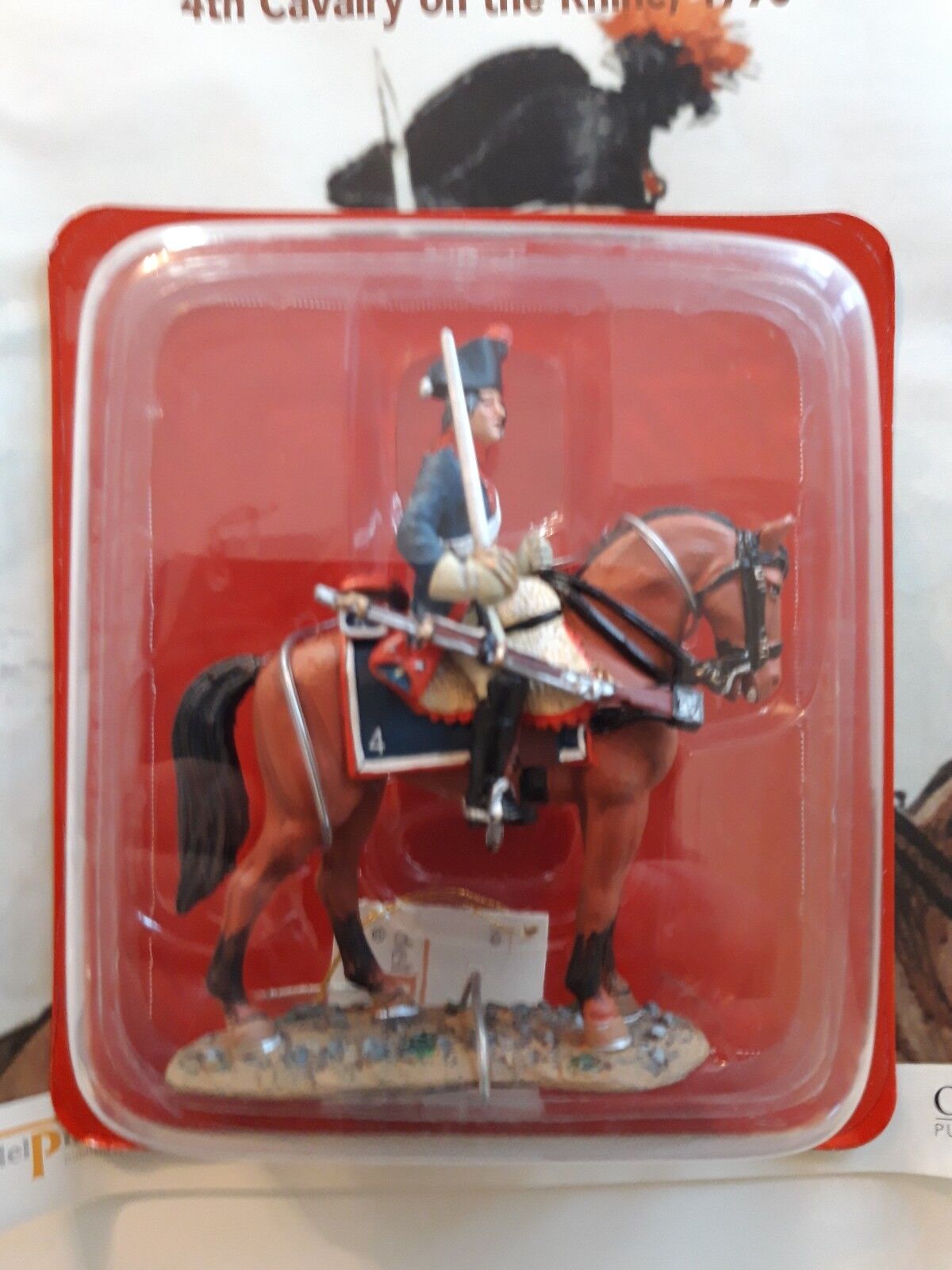 Del prado napoleonic war waterloo 1:32 cavalry french 4th 81 80
