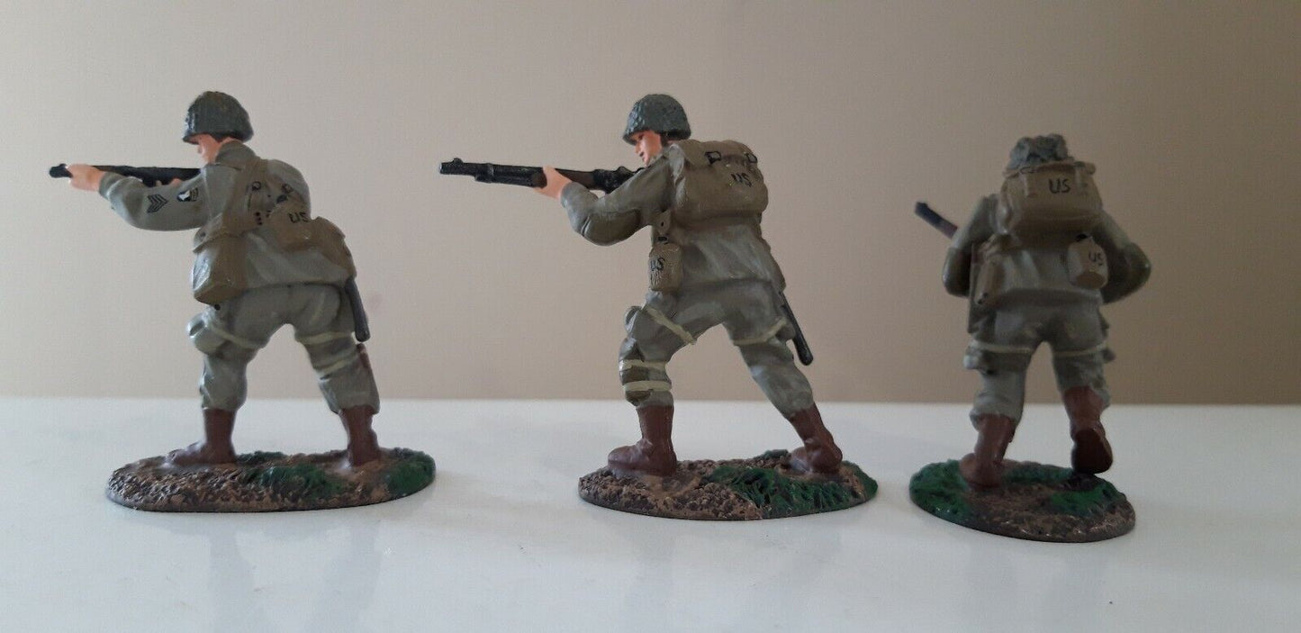 Britains 17140 ww2 d-day us 101st airborne paratroopers paras boxed 1:32