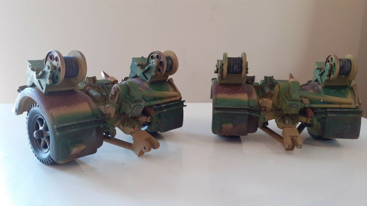 The collectors showcase ww2 German 88mm flak 37 carriages boxed cs00518 1:30