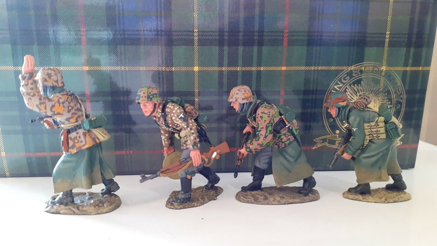 king and country wss48 ws48 ws048 ww2 German infantry 1944 1:30 metal boxed